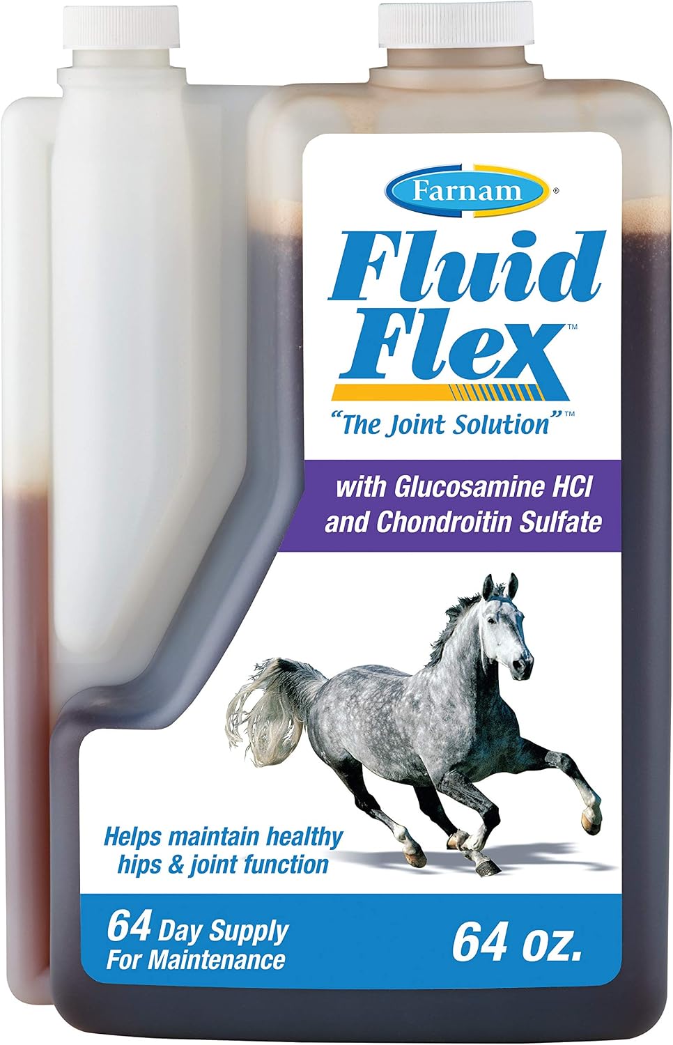 Farnam Fluidflex Glucosamine Joint Supplement for Horses, 32 oz.