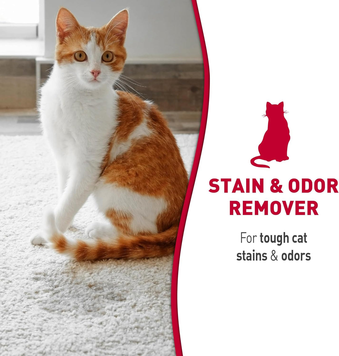 Nature's Miracle Cat Stain & Odor Remover Foam, Tough On Cat Urine