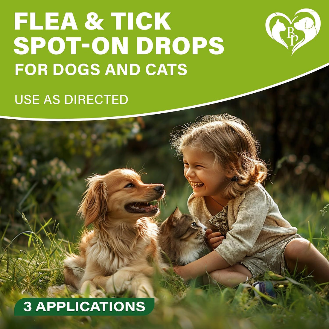 Beloved Pets Flea & Tick Spot-On Drops for Dogs and Cats
