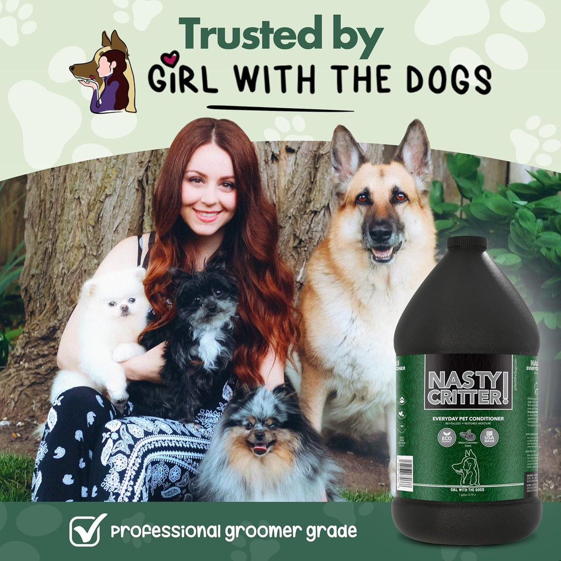 Nasty Critter! by Girl With The Dogs - Made in USA