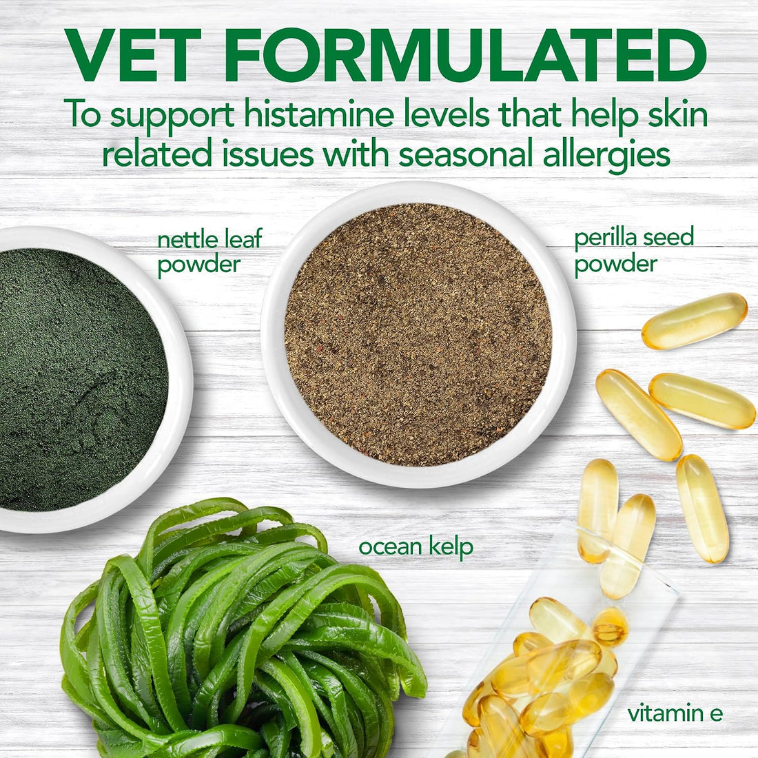 Vet's Best Seasonal Allergy Chewable Tablets for Dogs, Soothes Dog