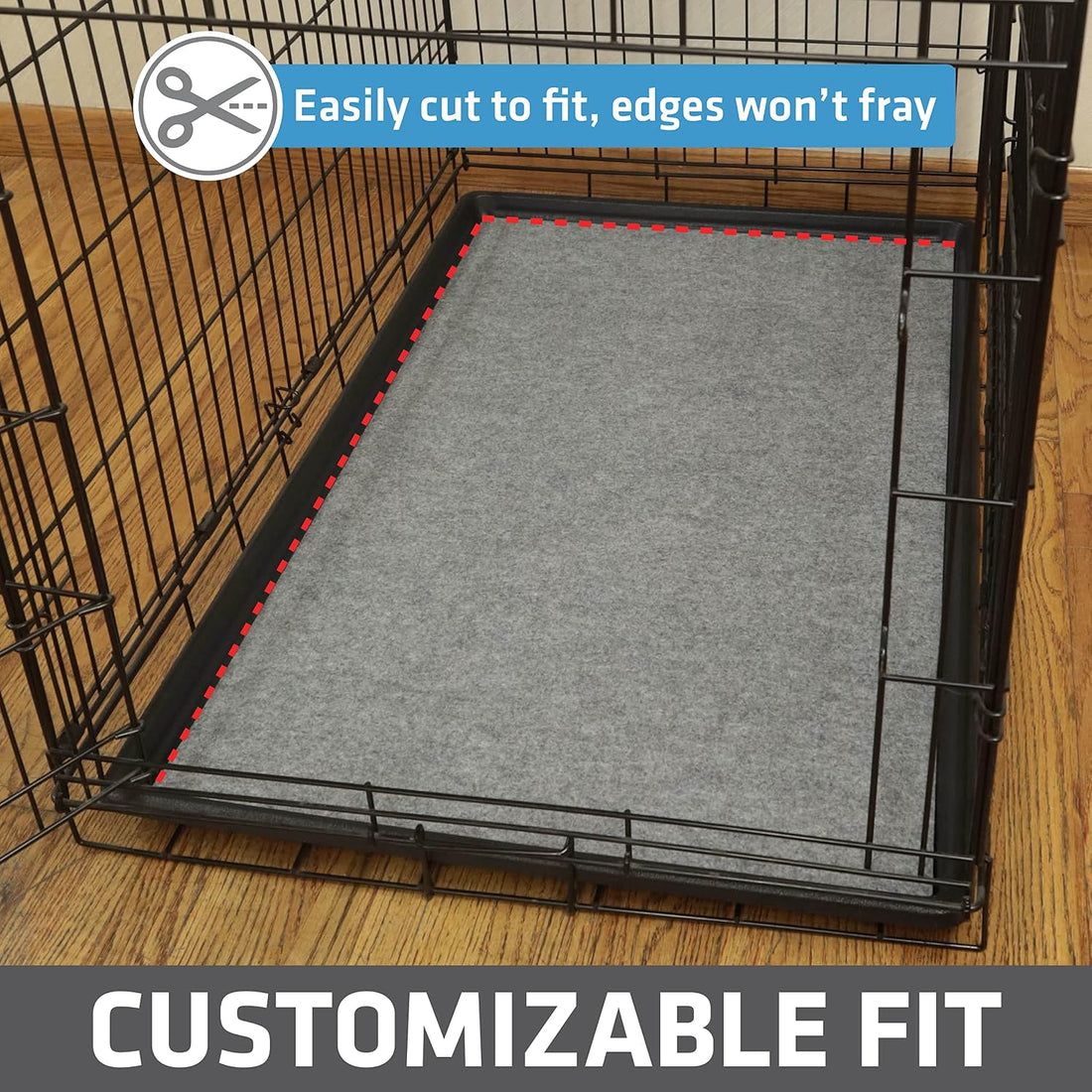 Drymate Dog Crate Mat Liner, Absorbent, Waterproof, Non-Slip