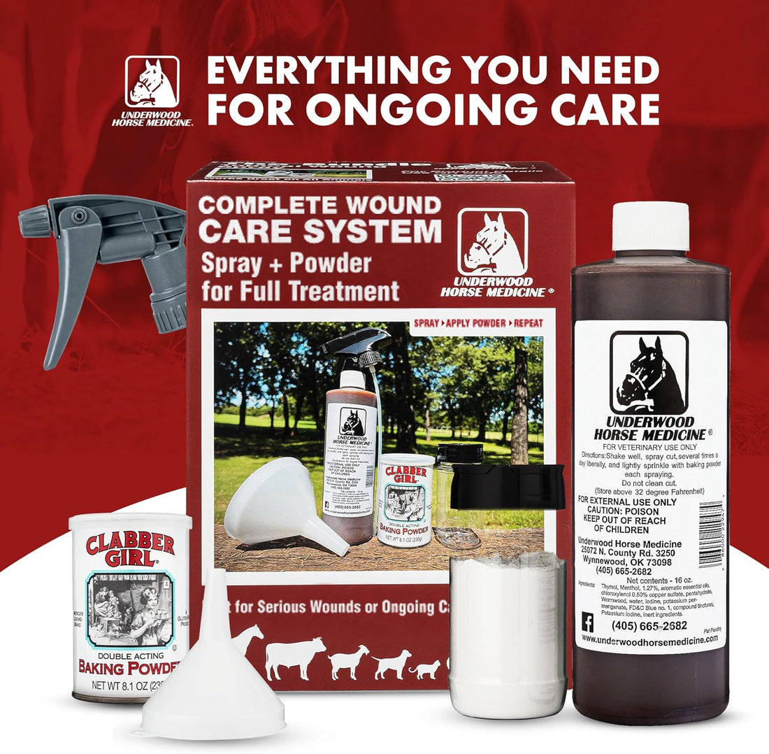 Topical Wound Spray Kit, 16 oz Refill with Trigger Sprayer & Shaker