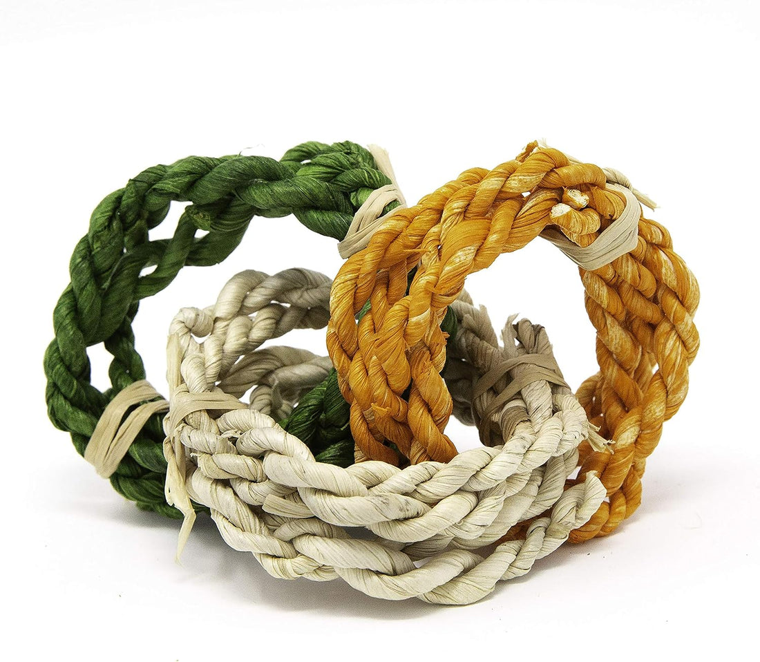 Oxbow Twisty Rings, Rabbit & Guinea Pig Toys, Bunny Enrichment Toys
