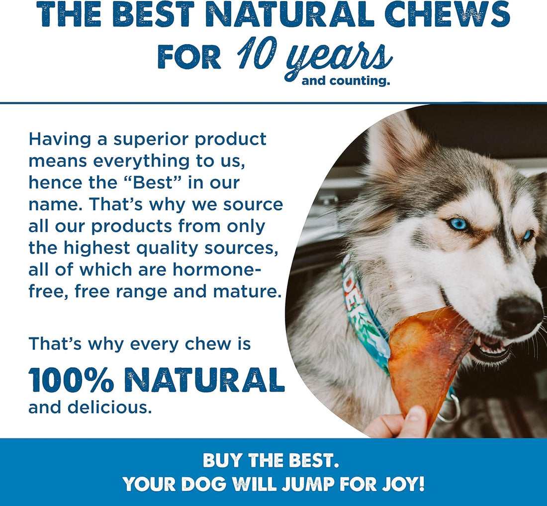 Best Bully Sticks Pig Ears - 25 Count - All Natural