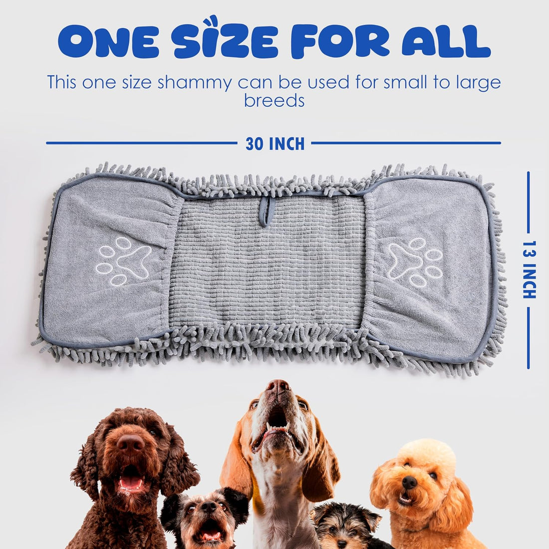 Dog Towel for Drying Dogs, Absorbent Microfiber Bath Towel