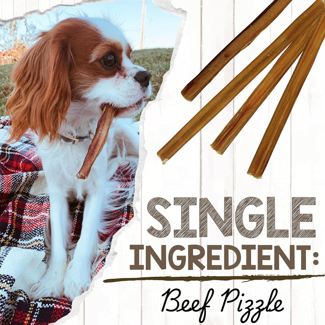 Nature Gnaws Extra Thin Bully Sticks 5-6" Rawhide Free Dog Chew