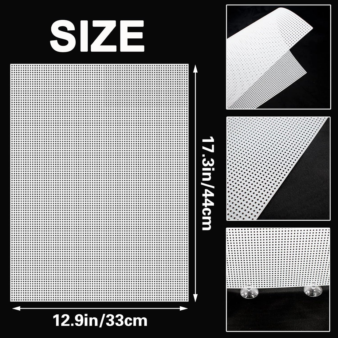 2 Pack Fish Tank Divider, Plastic Grid Cuttable Grid Plate Fish