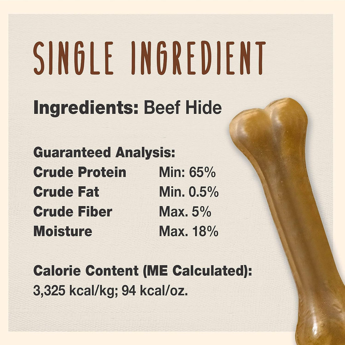 Cadet Premium Grade Pressed Beef Hide Bones
