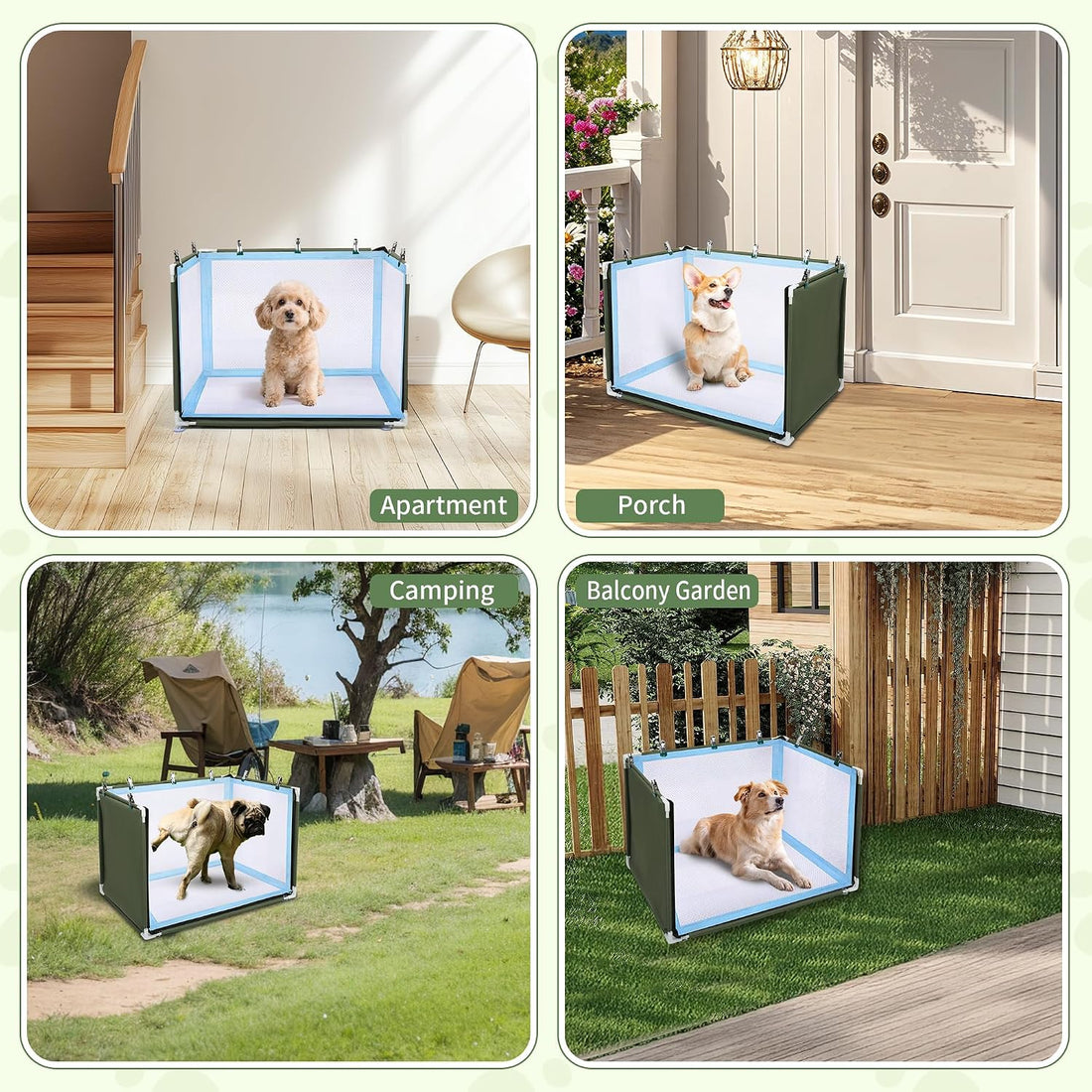 Dog Pee Pad Holder with High Walls,Waterproof Puppy Litter