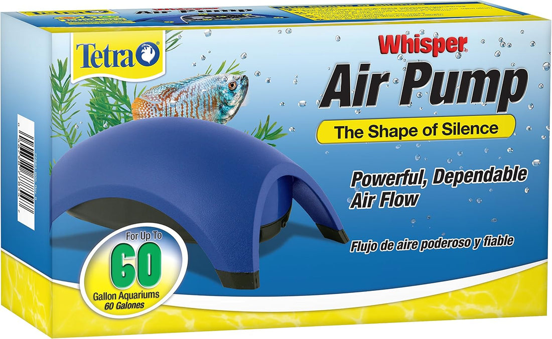 Tetra Whisper Air Pump for Up to 10 Gallon Aquariums, Non-UL