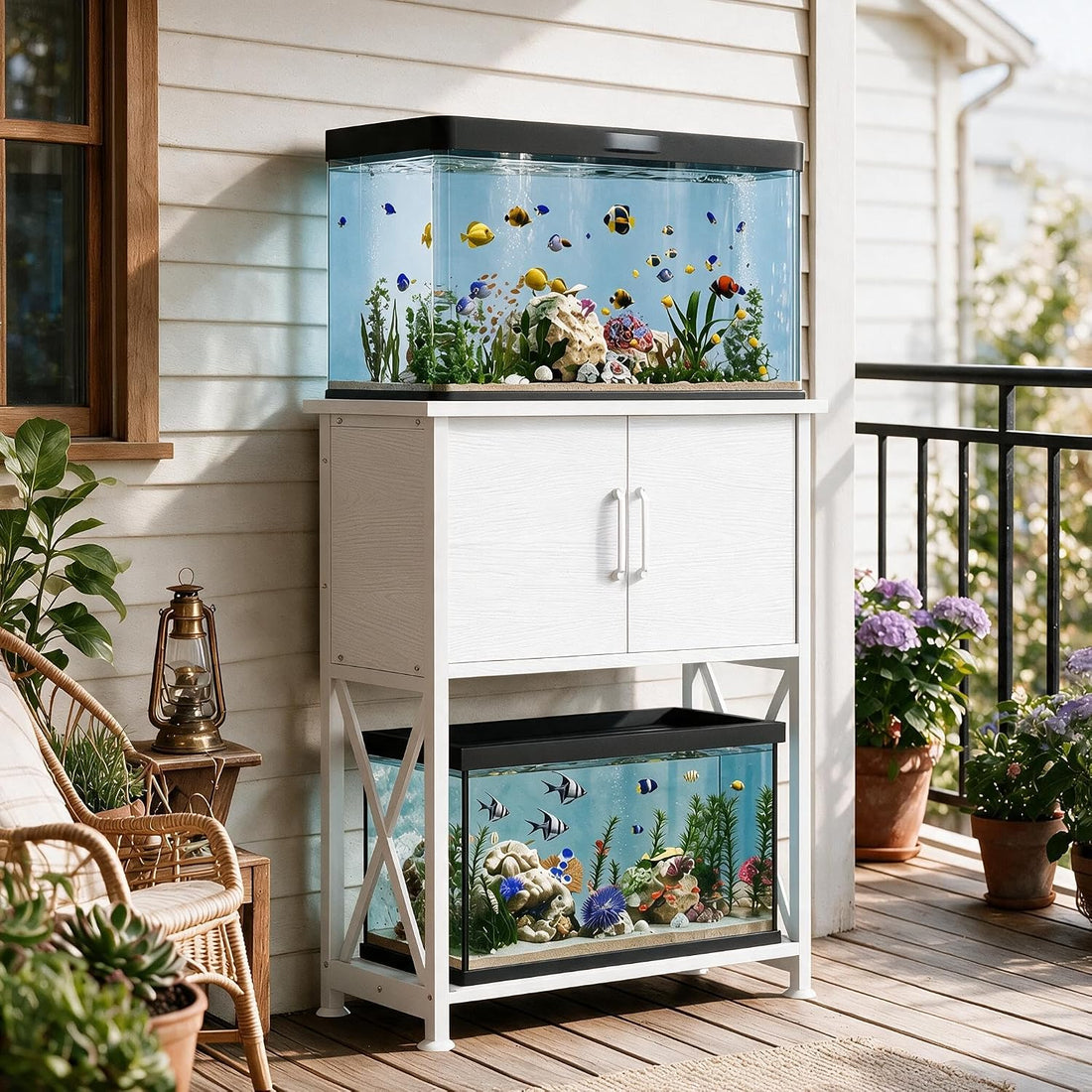 Herture 5-10 Gallon Fish Tank Stand
