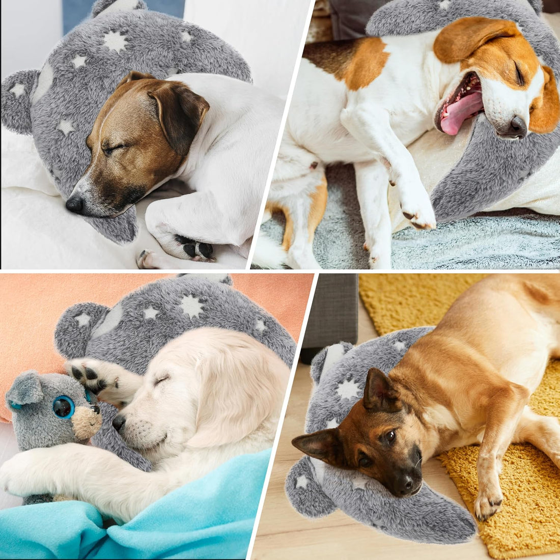 Pet Calming Pillow for Dogs, Soft U-Shaped Pillow Glow in the Dark