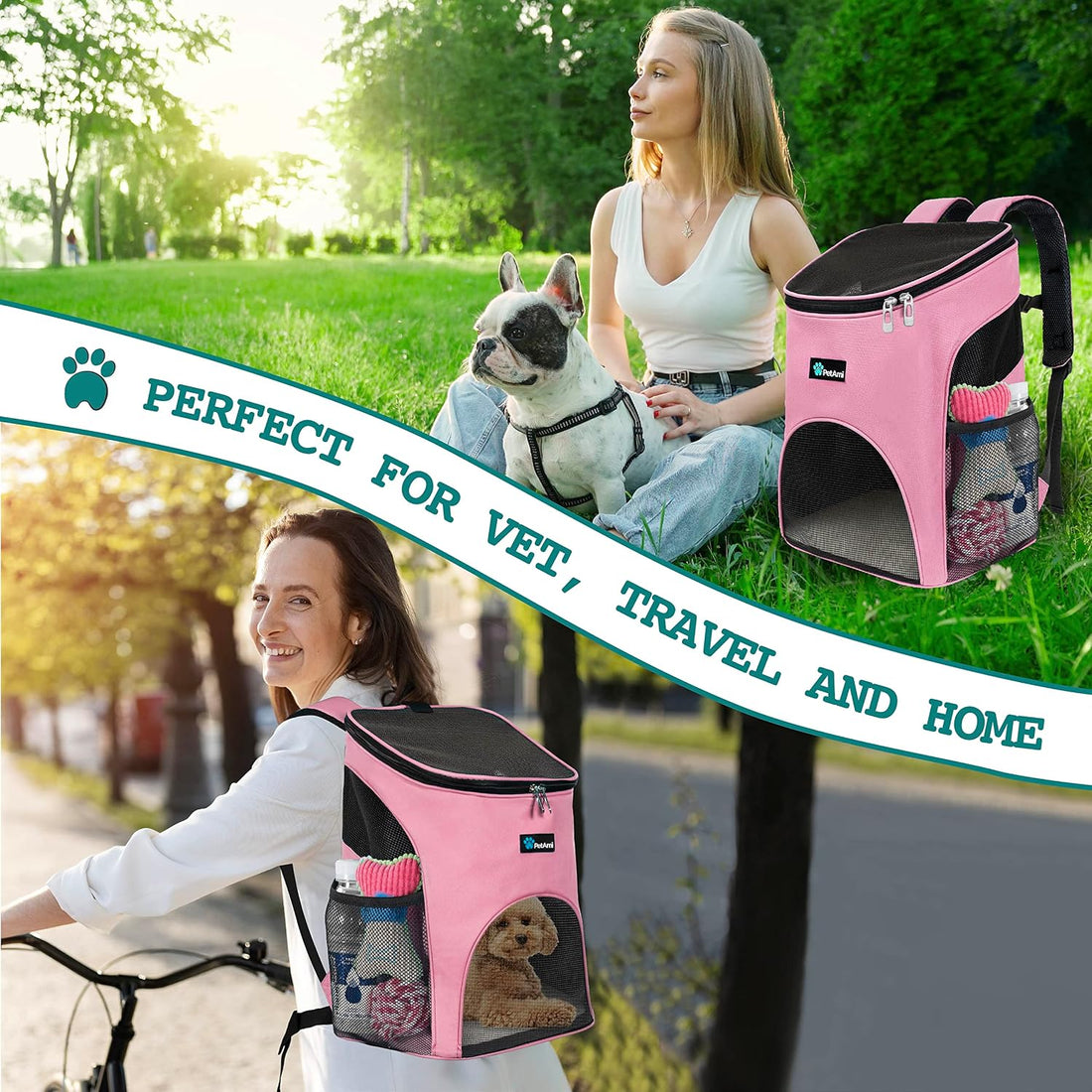 PetAmi Cat Backpack Carrier, Airline Approved Pet Carrier Backpack