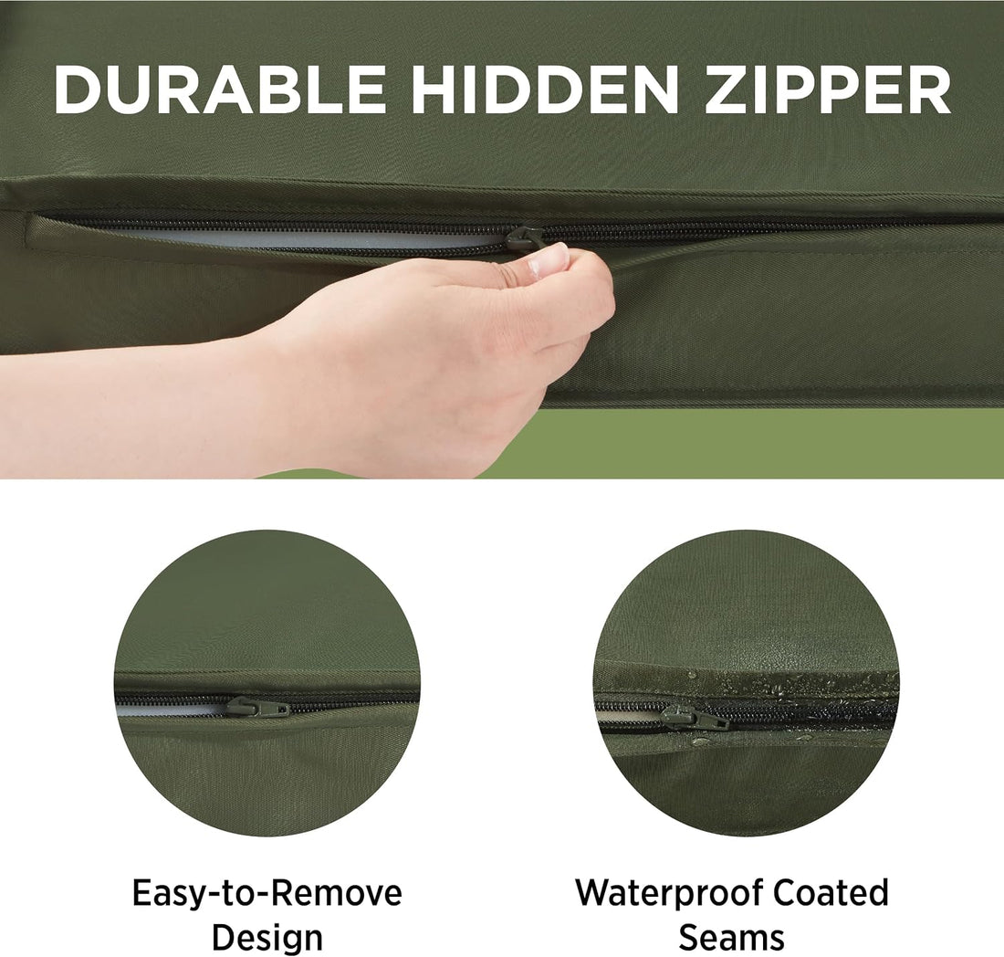 LE SURE Waterproof Dog Bed Cover Replacement, Medium 30x20x3in, Green
