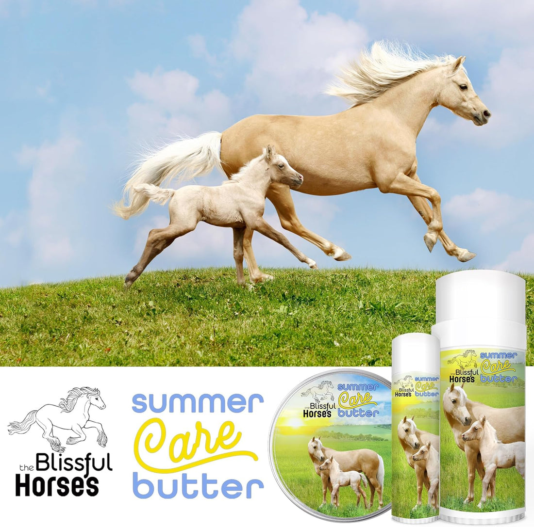 The Blissful Horses Summer Care Sun Butter, Gentle Horse Sunscreen