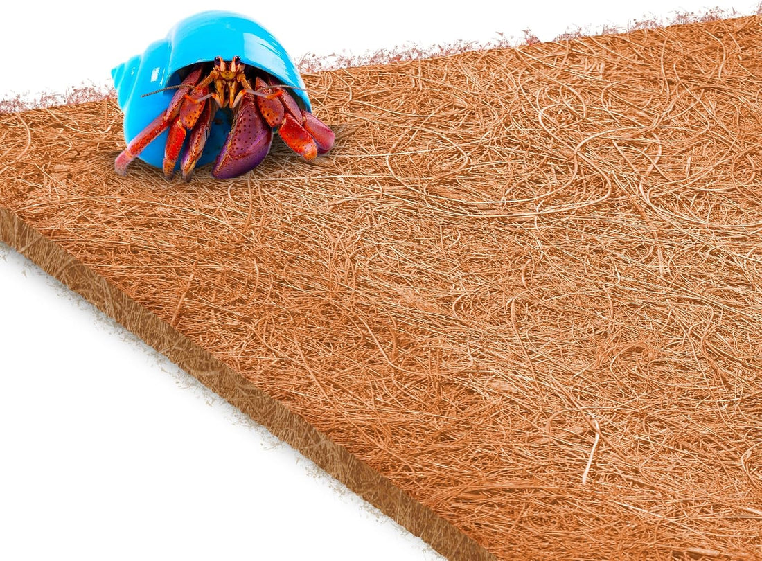 SunGrow Coco Fiber Hermit Crab & Reptile Carpet, Gecko Terrarium Liner