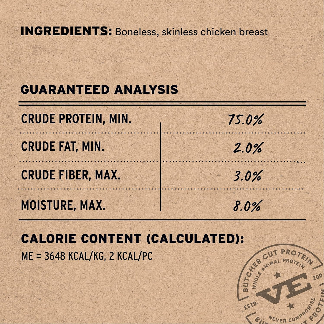 Vital Essentials Freeze Dried Chicken Breast Cat Treats
