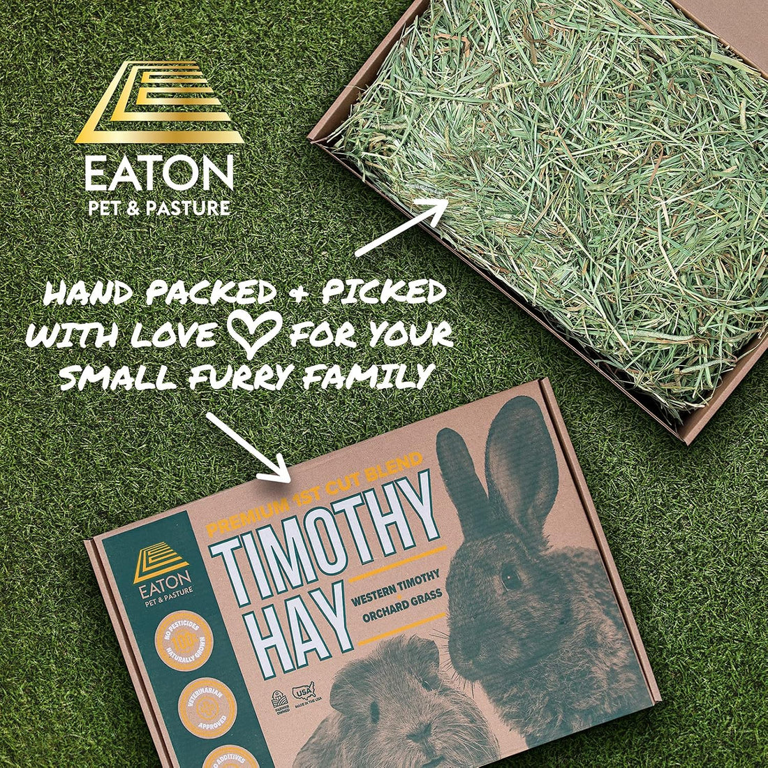 Eaton Pet and Pasture Naturally Grown, Premium, 1st Cut Blend