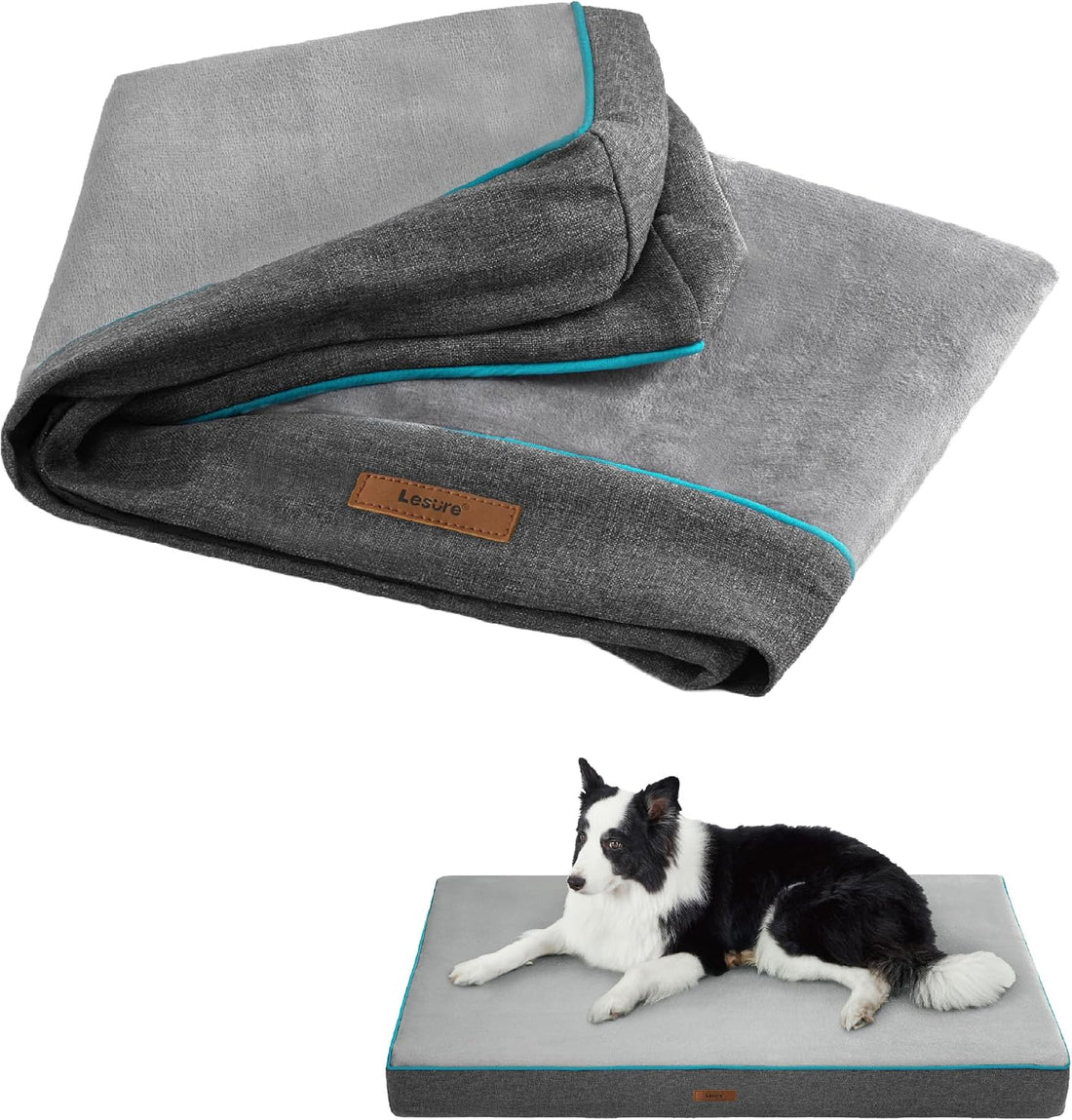 LE SURE Waterproof Dog Bed Cover Replacement, Medium 30x20x3in, Green
