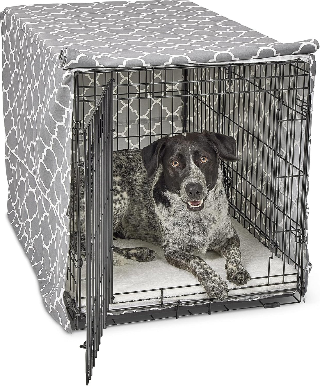MidWest Homes for Pets Small Dog Crate Cover Featuring Teflon Fabric