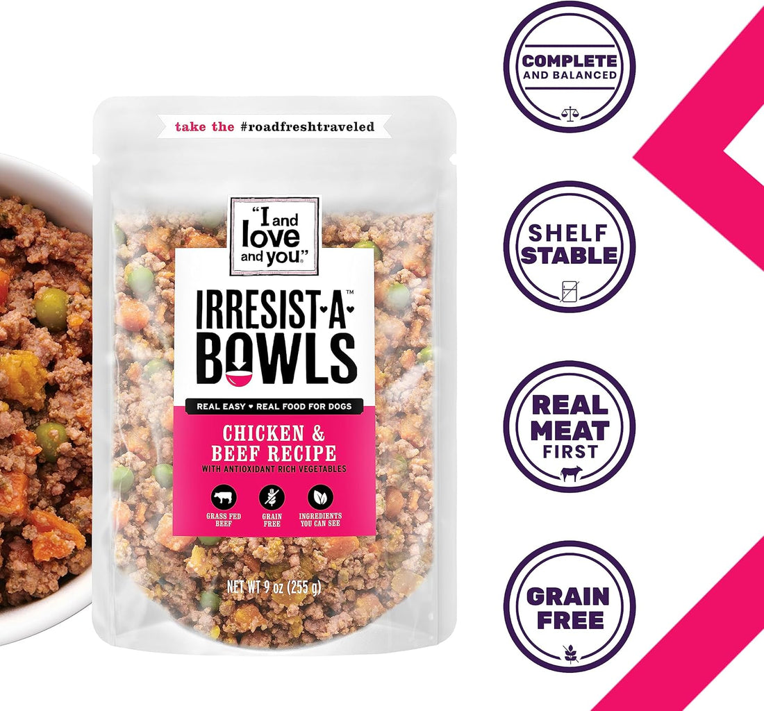 I AND LOVE AND YOU Irresist-a-Bowls Freeze Dried Dog Food