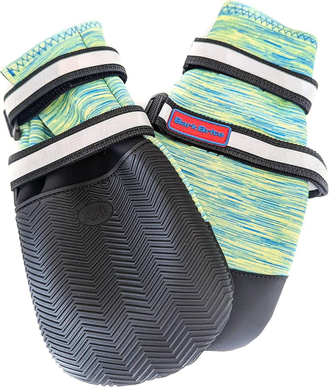 All Weather Neoprene Paw Protector Dog Boots with Reflective Straps