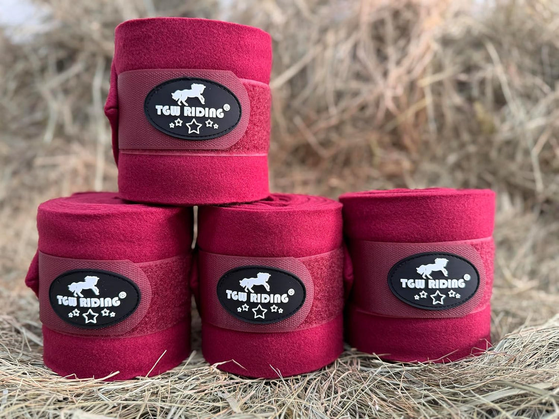 Horse Polo Leg Wraps, Equine Fleece Polo Wraps - Horse Leg Bandages