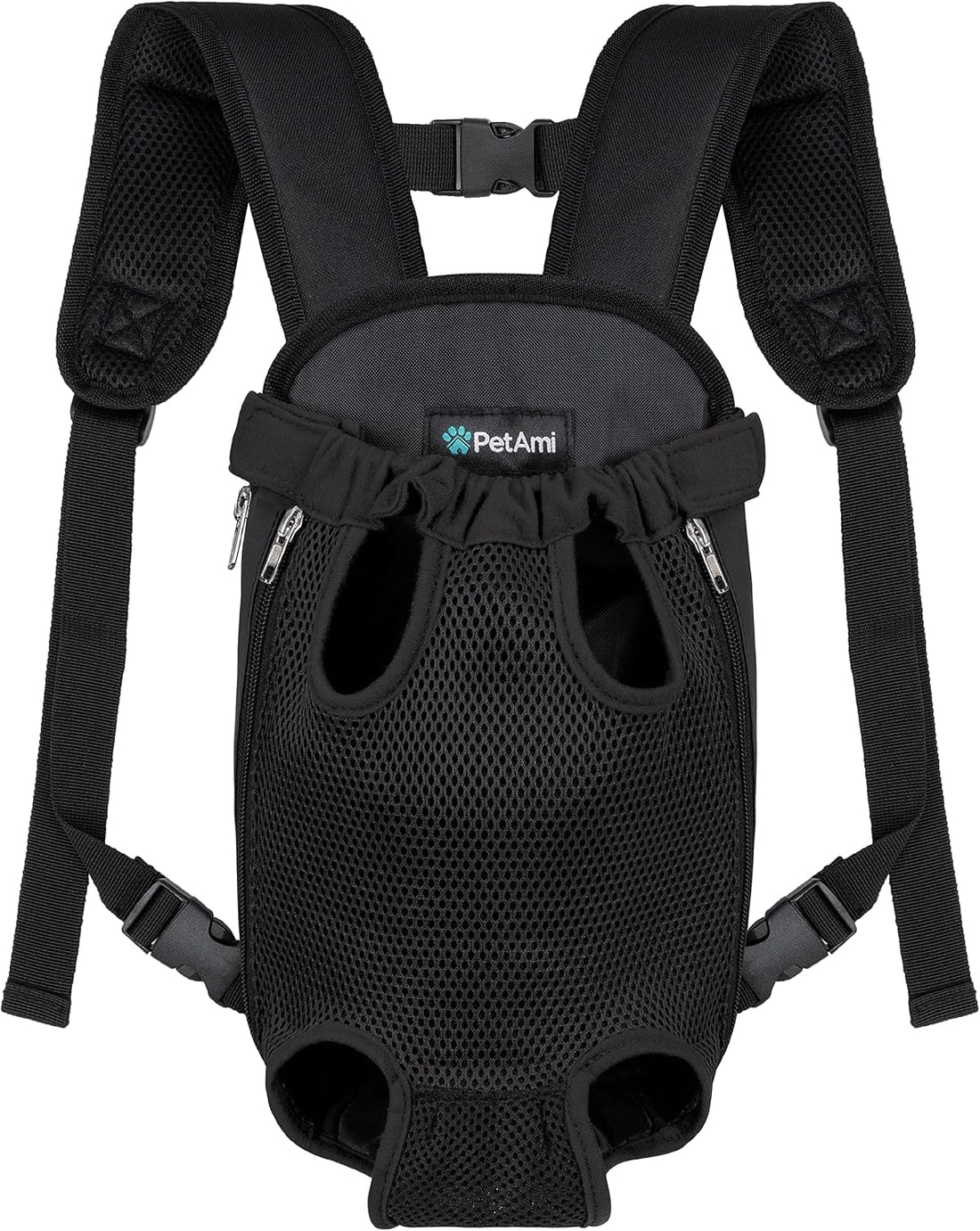 PetAmi Dog Carrier Backpack, Adjustable Pet Cat Front Carrier Backpack