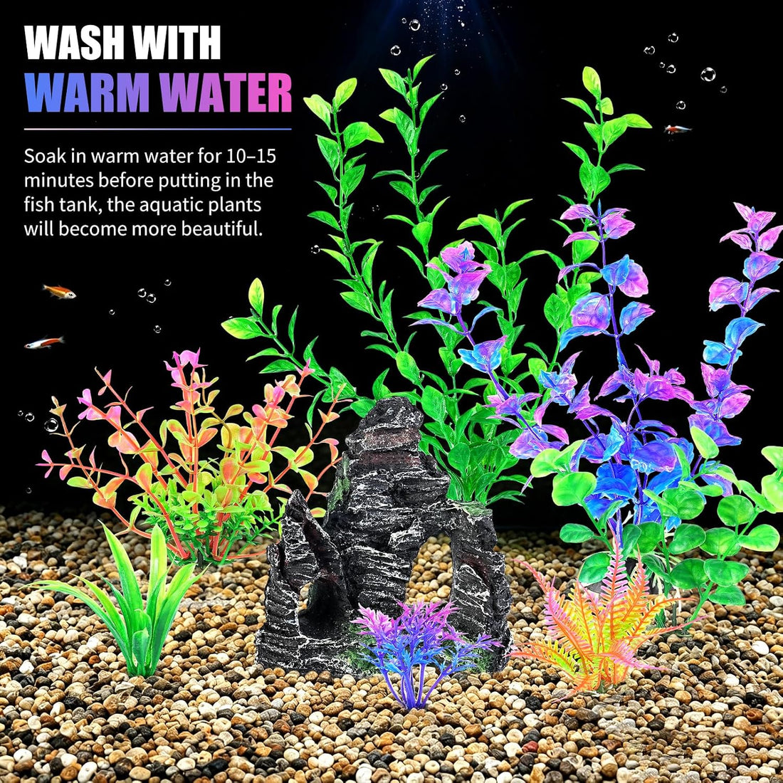AQUANEAT Artificial Aquarium Plants