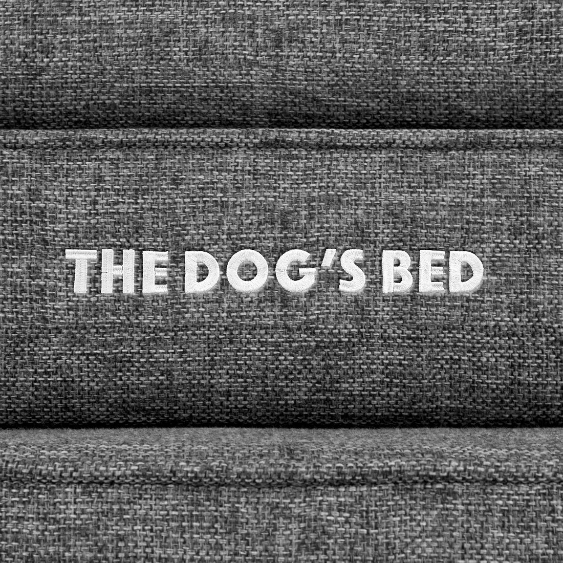 The Dog’s Bed Replacement Outer Cover, Linen Fabric, Grey Linen