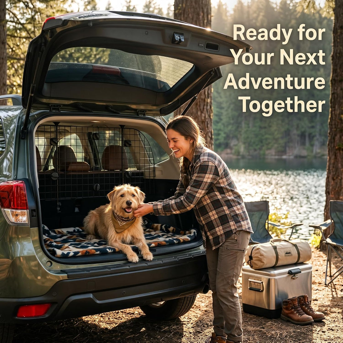 Adjustable Heavy Duty Metal Dog Car Barrier for SUVs