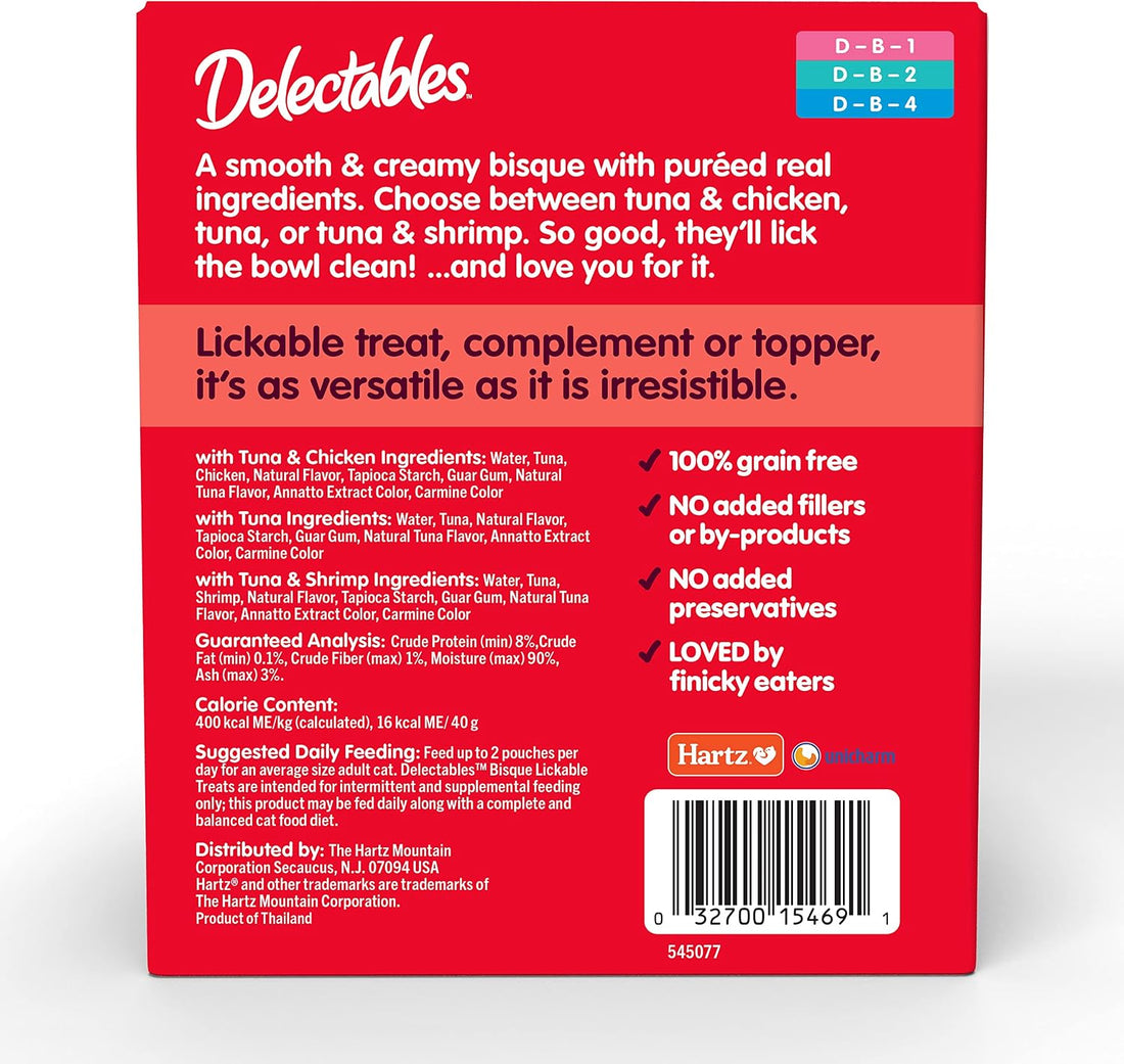Delectables Bisque Lickable Wet Cat Treats