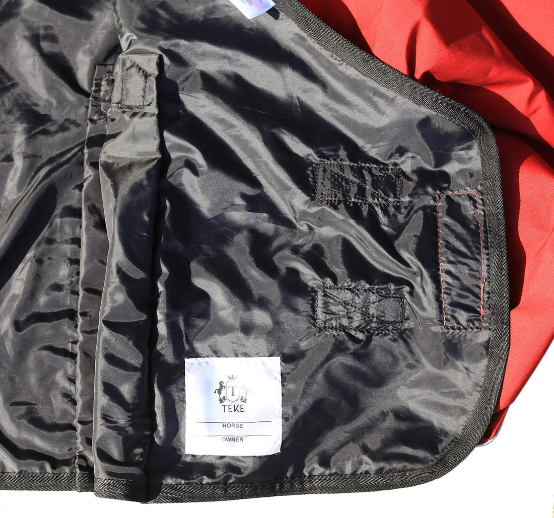 T TEKE Deluxe Horse Canvas Sheet for Snug and Clean in Stable