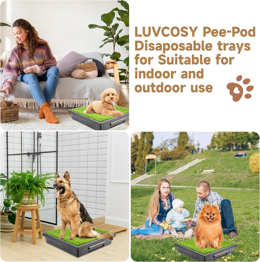20-Pack Pet Loo Pee-Pod Refills with Sponge Compatible with PetSafe