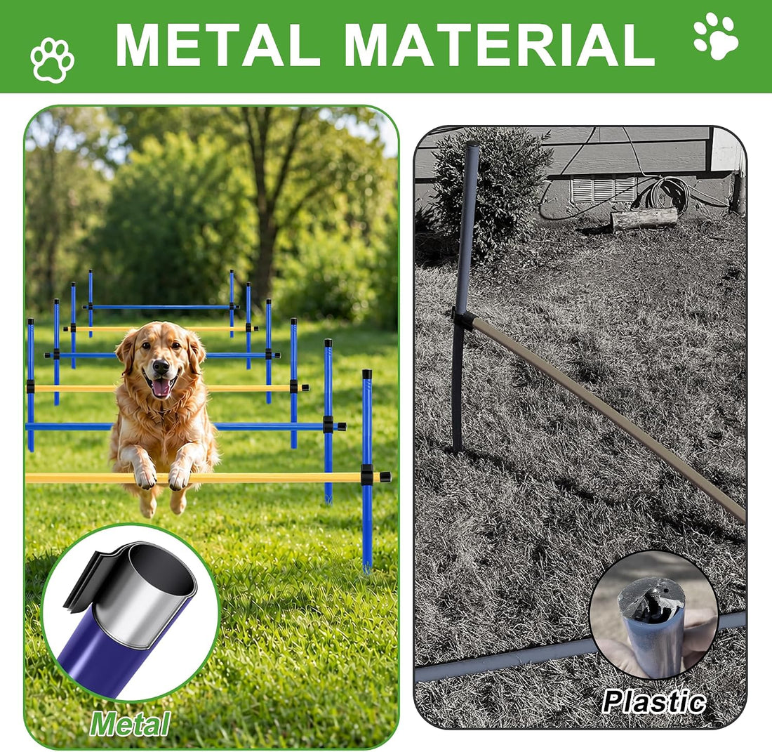 Dog Agility Equipment, Dog Agility Course Backyard Set