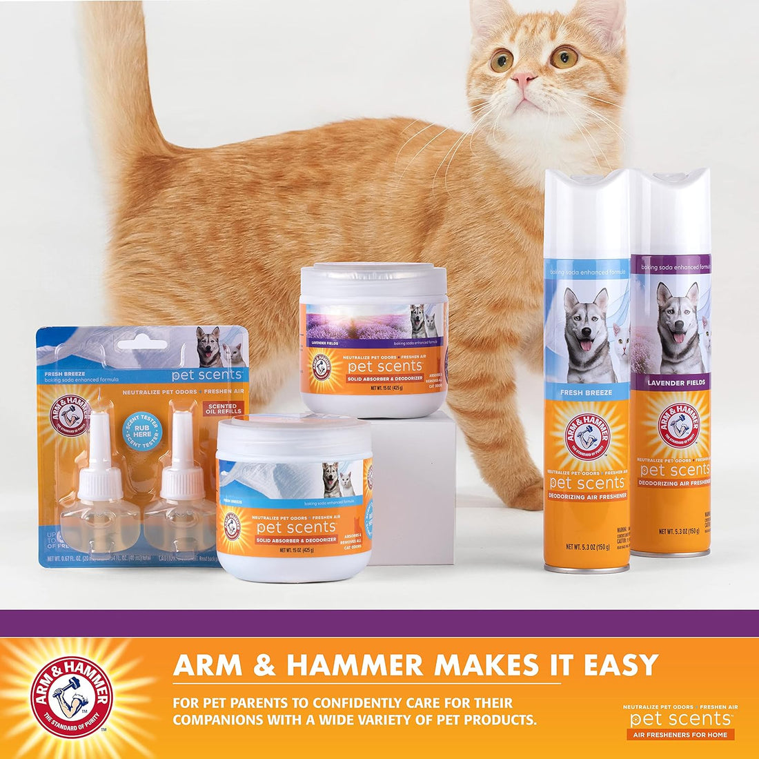 Arm & Hammer for Pets Plug-in Scented Oil Refills, Lavender Fields