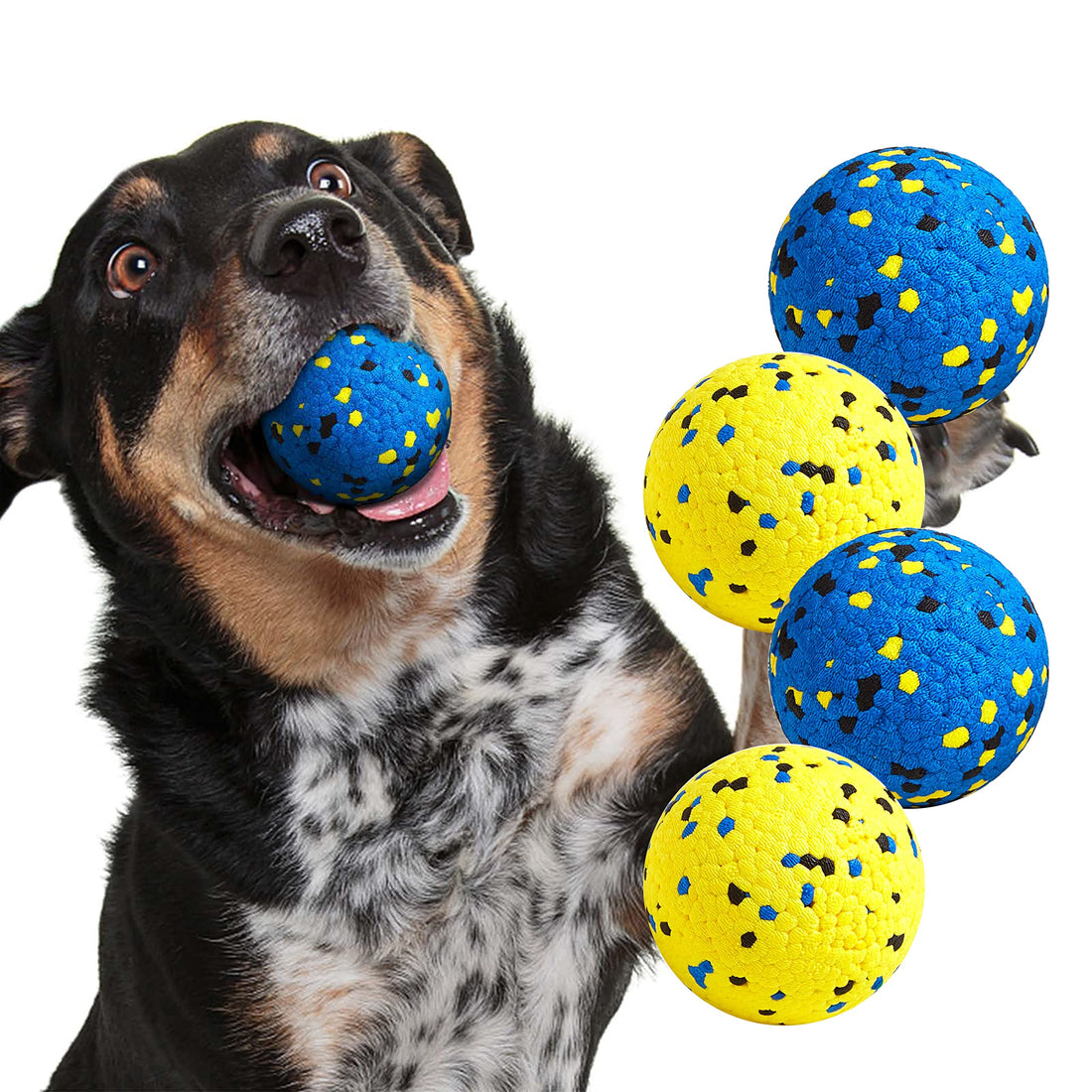 Kimee Dog Balls Tennis Ball Toys Dog Toys for Aggressive Chewers