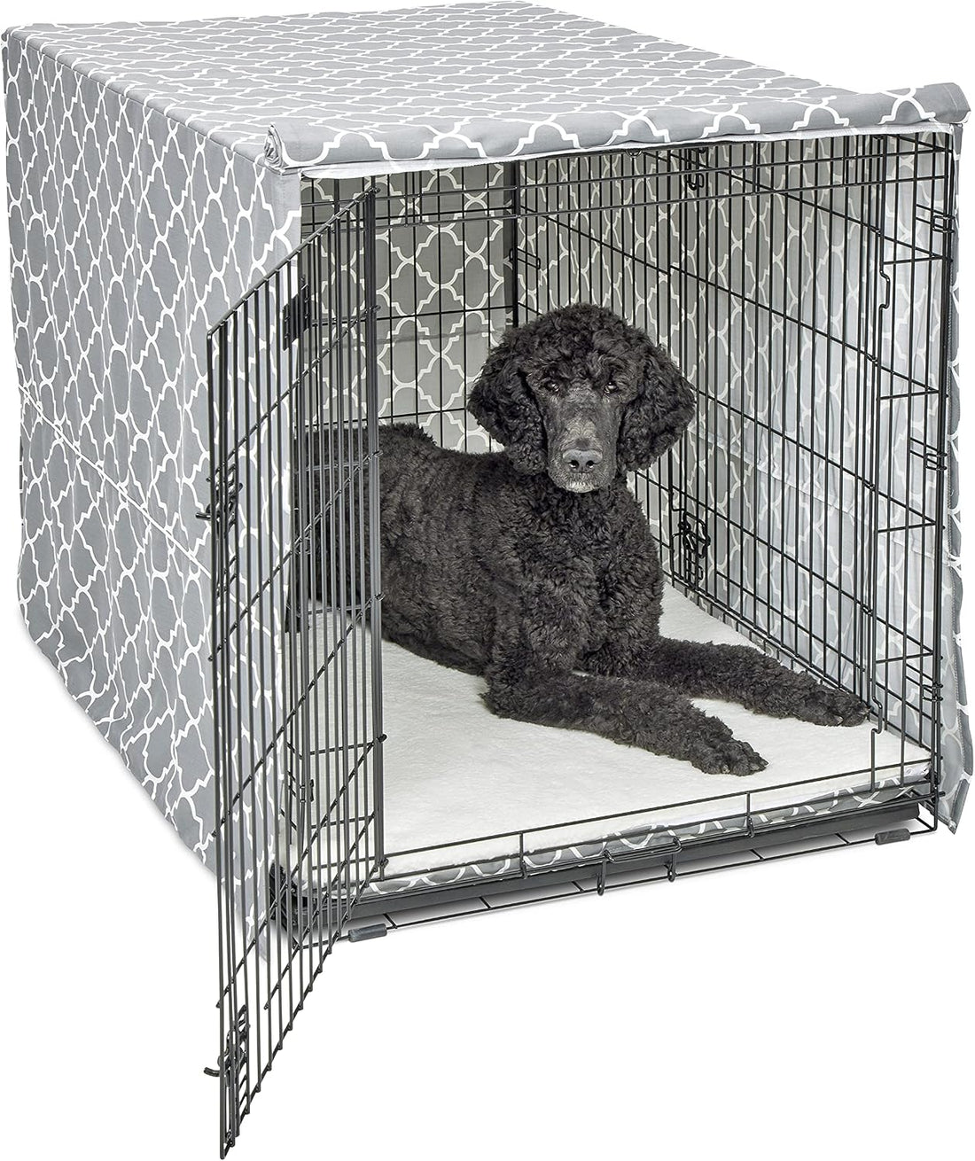 MidWest Homes for Pets Small Dog Crate Cover Featuring Teflon Fabric