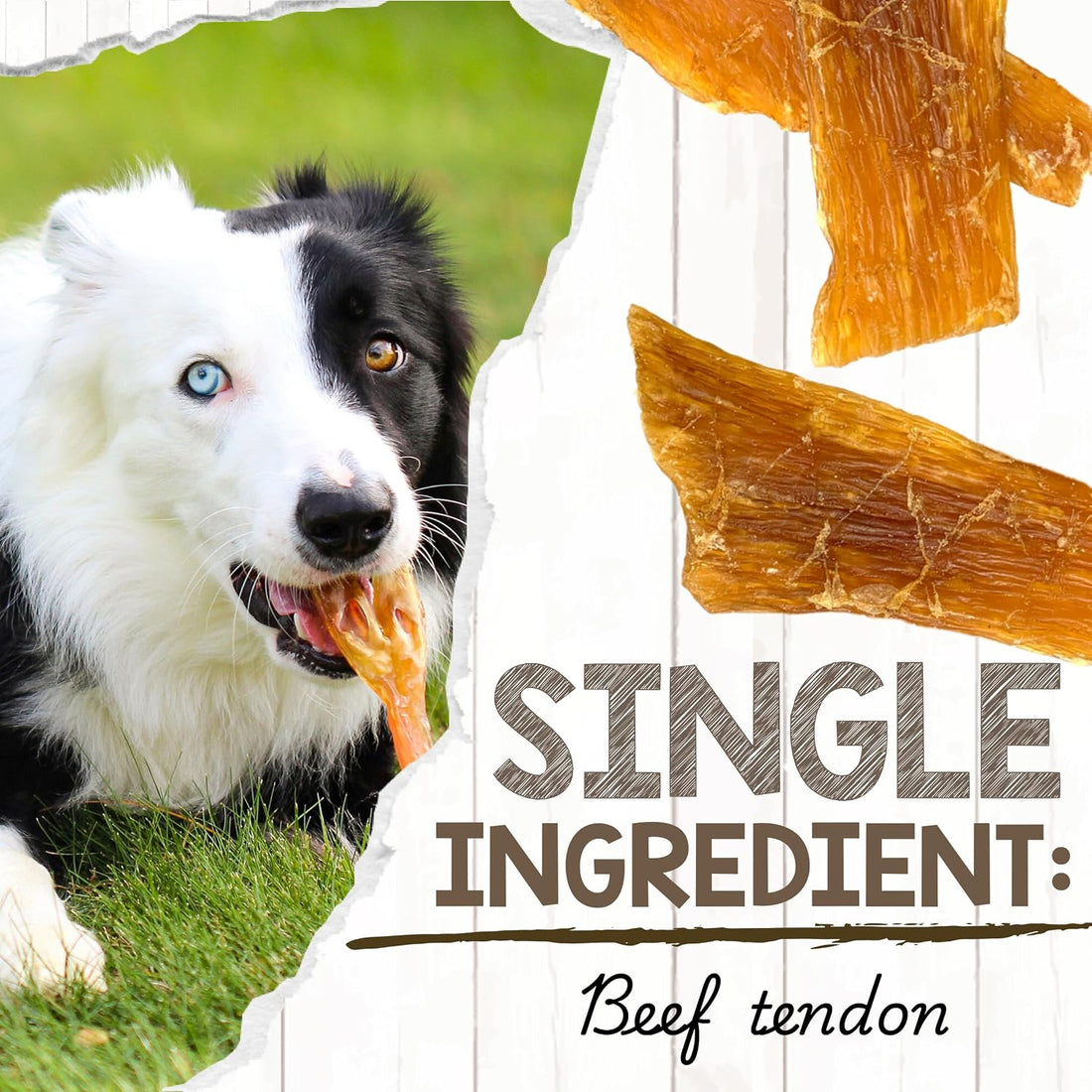 Nature Gnaws Beef Paddywack Tendons 5-6" Dog Chews, 5 Count