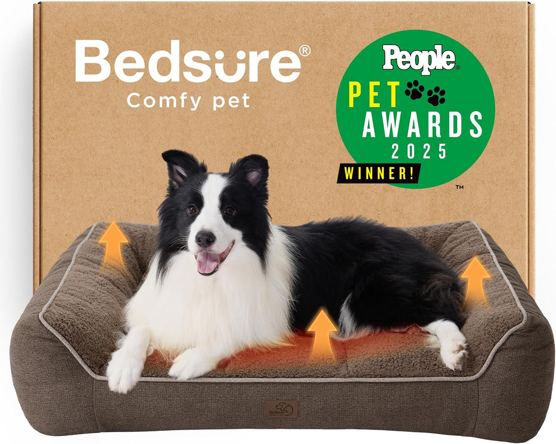 Bedsure SupportMax® Self Warming Orthopedic Dog Beds Large Sized Dog