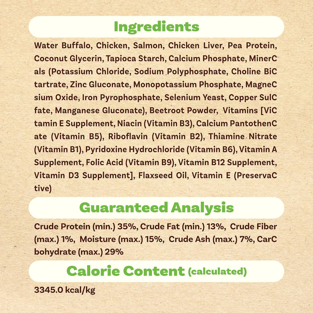 A Freschi srl® Air-Dried Dog Food Recipe, 1 lb