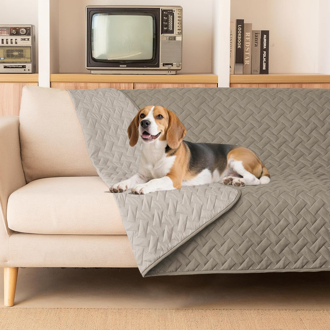 gogobunny 100% Double Sided Waterproof Dog Blanket Soft Pet Bed Cover