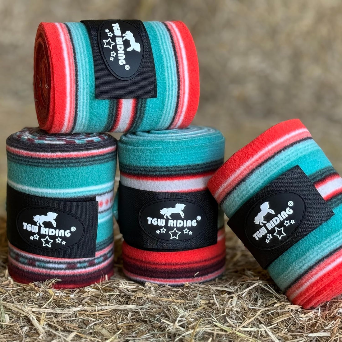Horse Polo Leg Wraps, Equine Fleece Polo Wraps - Horse Leg Bandages