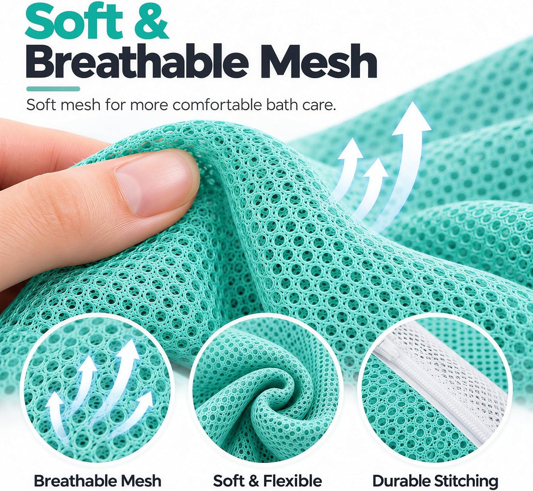 Cat Bathing Bag, Anti-Bite Anti-Scratch Adjustable Mesh Washing