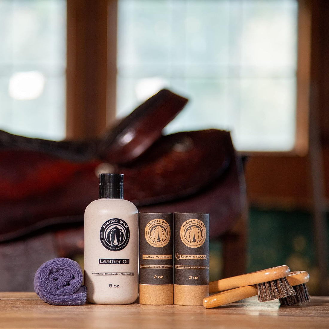 Rhino Wax - Horse Tack Kit - Includes