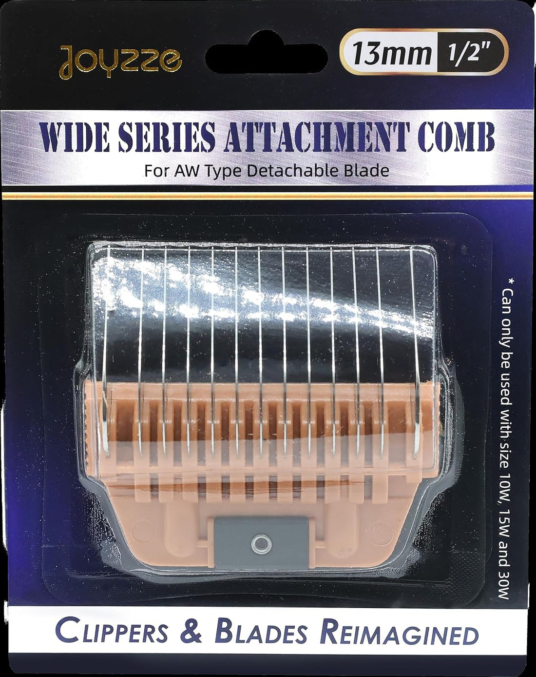 A Series Wide 13mm Metal Comb - Guide Attachment for Dog Grooming