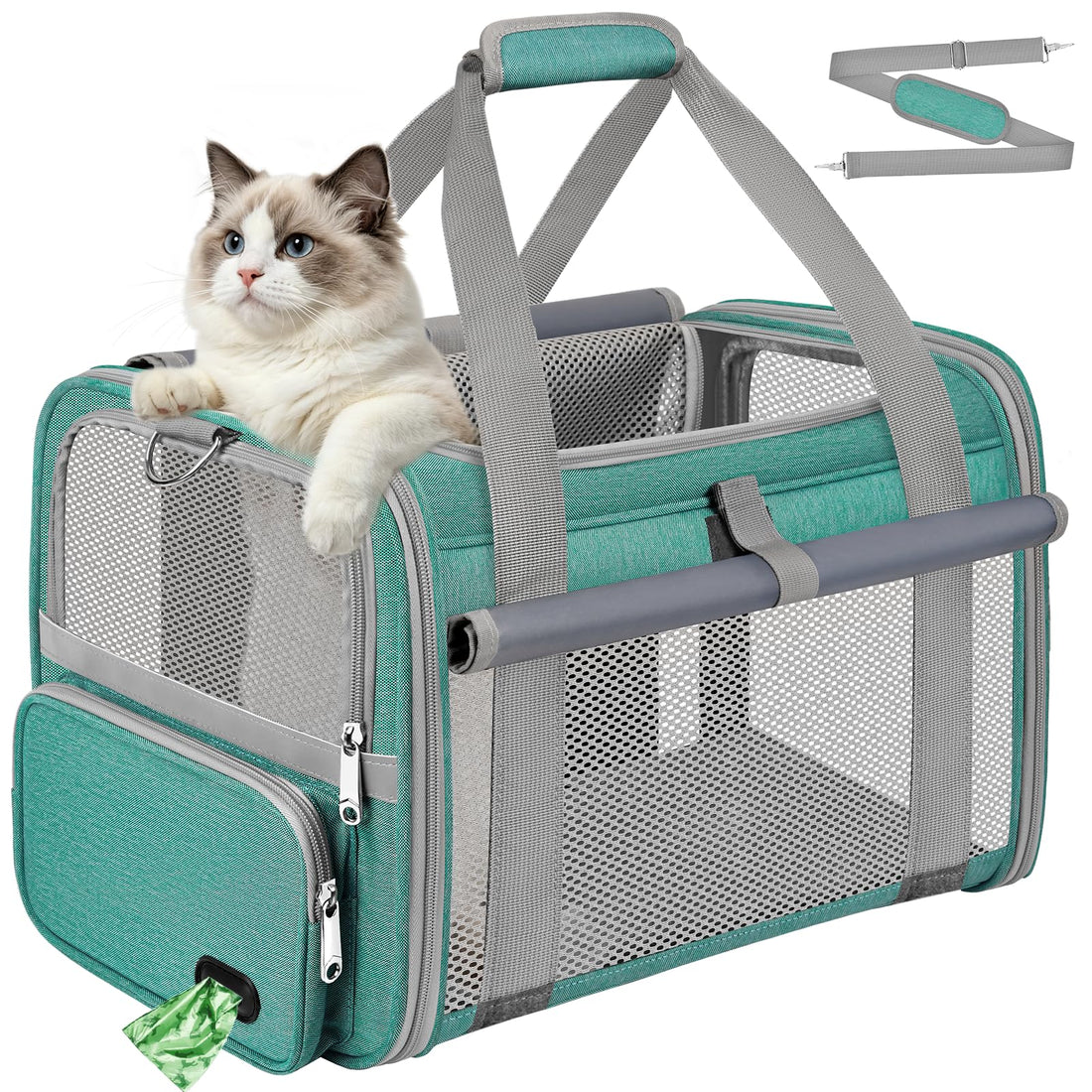 Soft Cat Carrier for Pets Up to 20 Lbs