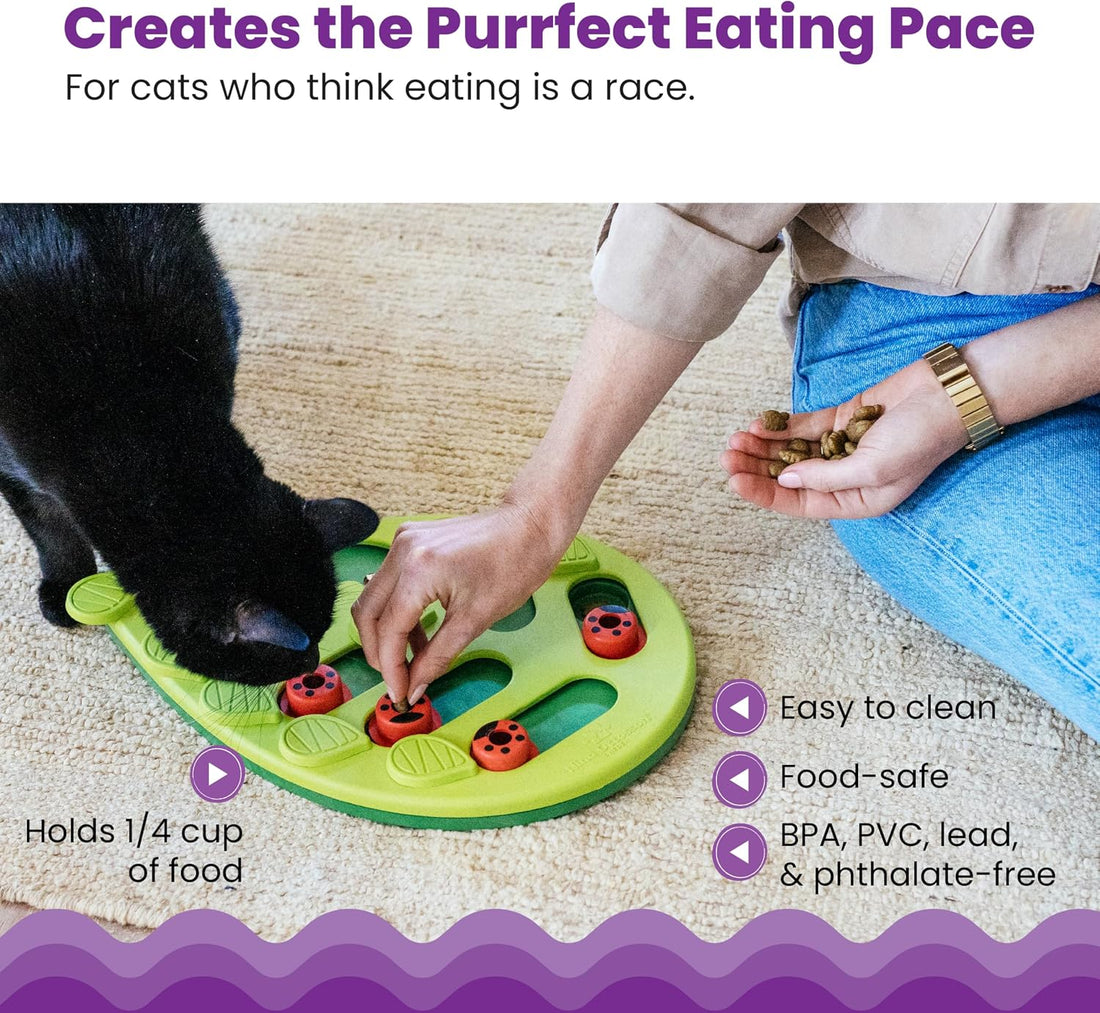Catstages Nina Ottosson Buggin’ Out Puzzle & Play Cat Toy Treat Puzzle
