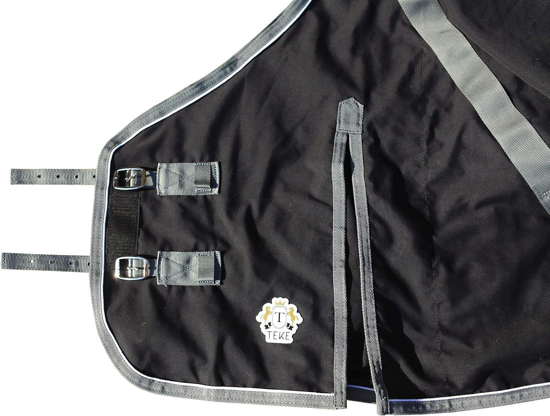 T TEKE Deluxe Horse Canvas Sheet for Snug and Clean in Stable